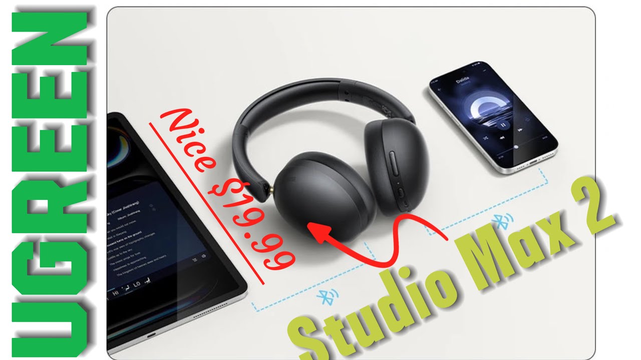 🔥ТОП в повнорозмірних навушники до 1 000 грн🎧 Ugreen Studio Max 2 😎! Однозначно так 👍🏻