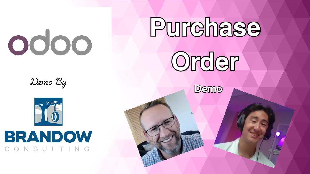 Демонстрация заказа на покупку Odoo