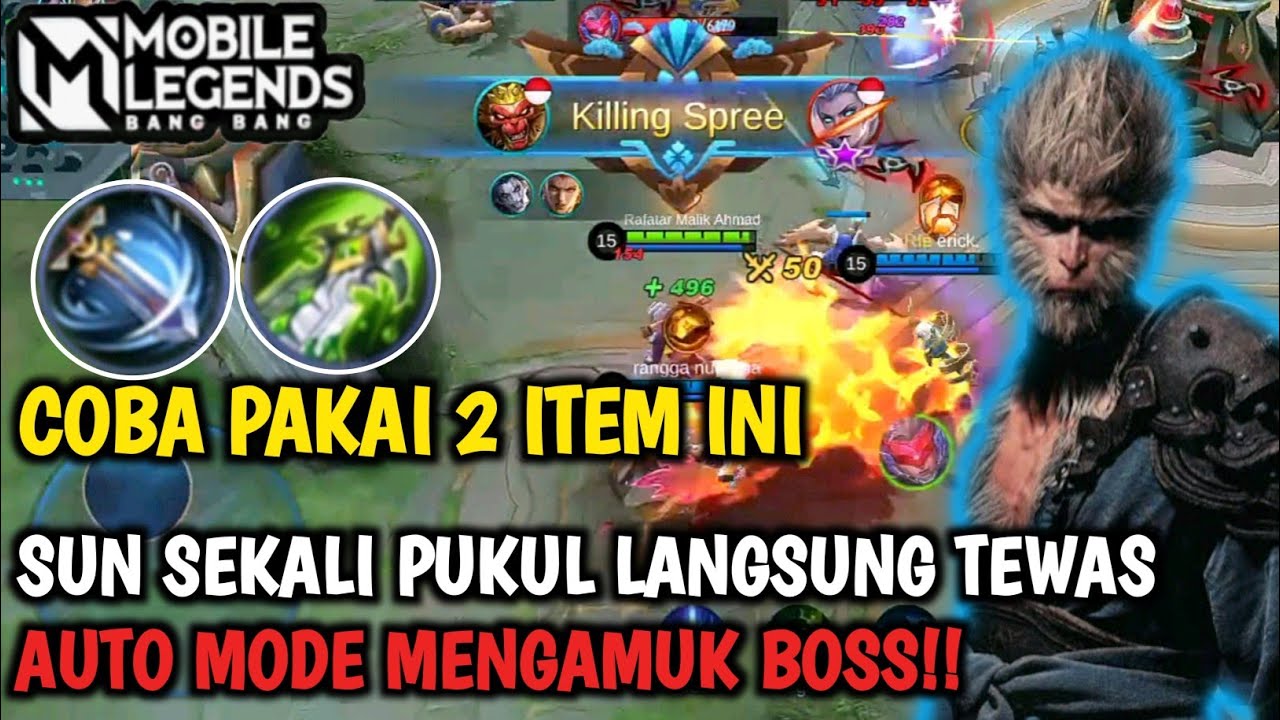 TERBARU TUTORIAL SUN BUILD TERSAKIT DAN TERKUAT, DAPET TIM BEBAN AUTO SUN MODE MENGAMUK BOS