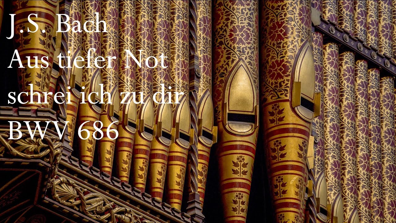 Daniel Cook plays Aus tiefer Not schrei ich zu dir BWV 686 by J.S. Bach from Durham Cathedral
