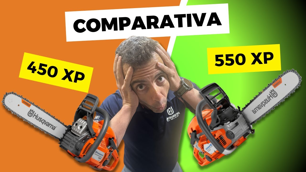 🔥 Husqvarna 450 XP vs. 550 XP: ¿Cuál es la Motosierra Ideal para Ti? 🌲 | Comparativa a Fondo 🔧