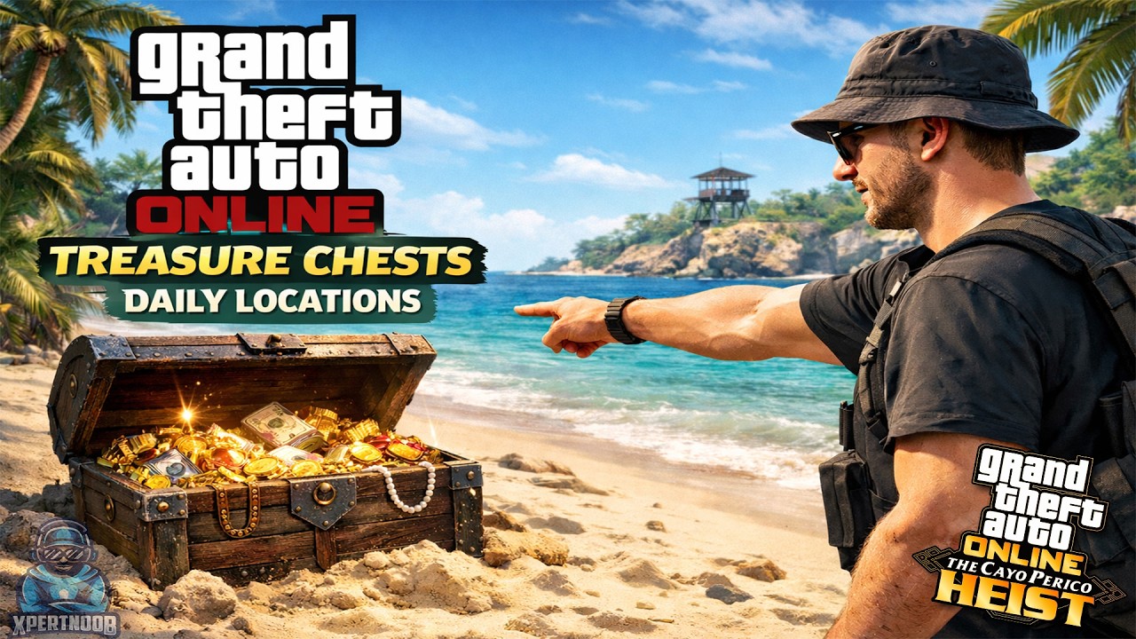 Cayo Perico Treasure Chest Locations For Feb 24th 2026 | GTA Online | The Cayo Perico Heist DLC