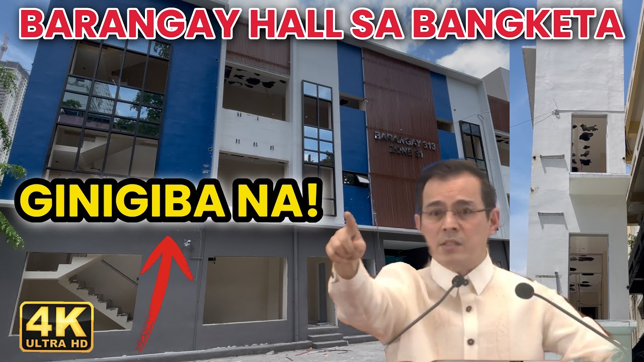 GINIGIBA NA ANG BARANGAY HALL SA BANGKETA | Manila Update Today