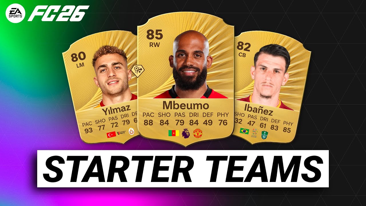 FC 26: 5 STARTER TEAMS für FC 26 ULTIMATE TEAM 🔥 (Squad Builder)