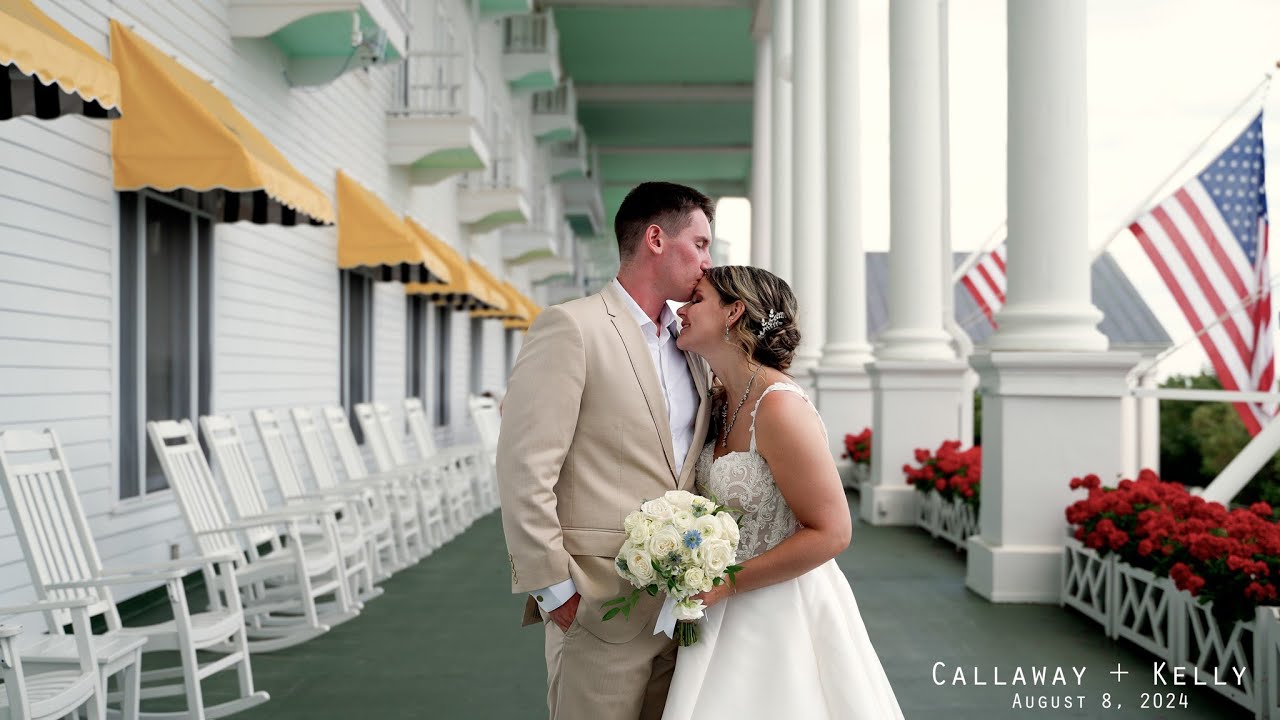 Summertime wedding at the Grand Hotel on Mackinac Island - Callaway + Kelly