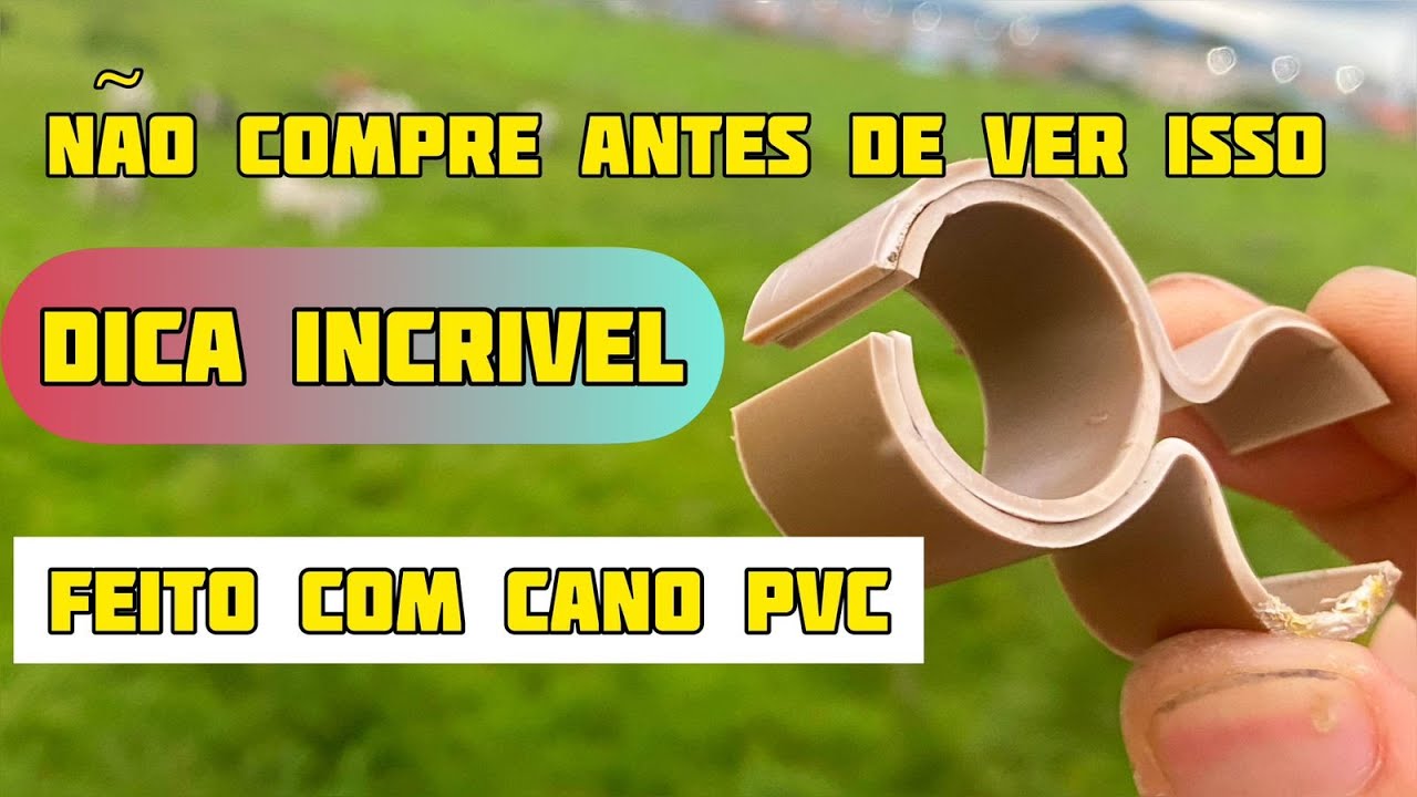 FAÇA PRENDEDOR CASEIRO COM CANO DE PVC  DiY