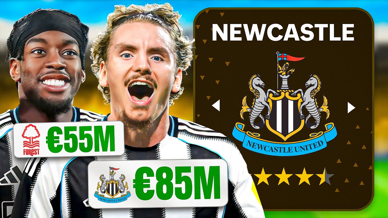 I Rebuild NEWCASTLE UNITED With Their NEW TRANSFERS!