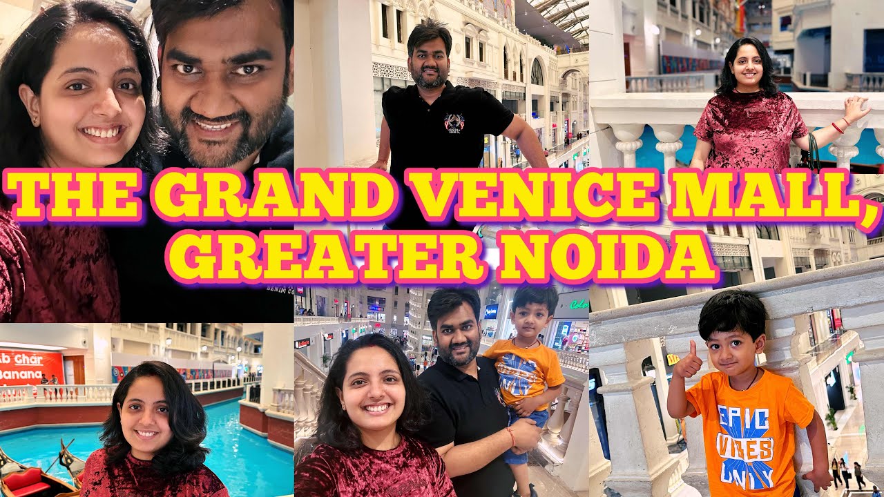 The Grand Venice Mall, Greater Noida || Gondola Ride || Turkish Ice Cream ||