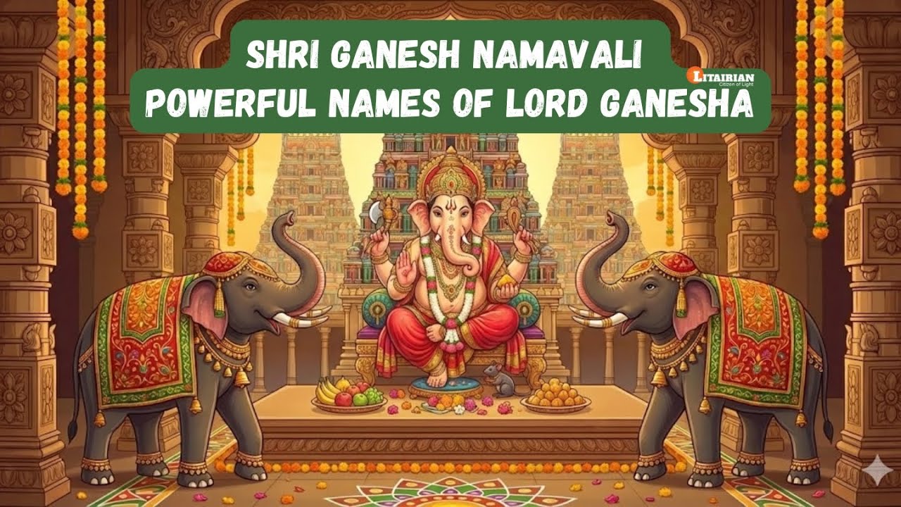Shri Ganesh Namavali | Sing These Soothing Powerful Names Of Lord Ganesha For Fame, Money, Wealth🙏