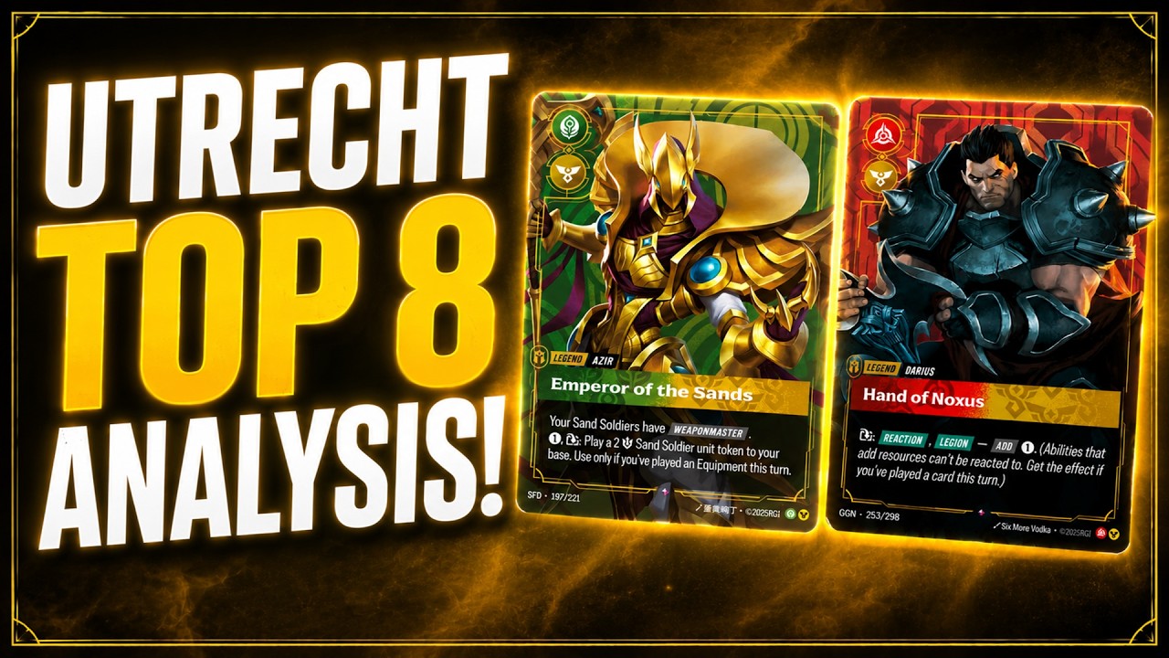 8 UNIQUE Legends in Top 8?! Utrecht RQ Breakdown & Deck Analysis