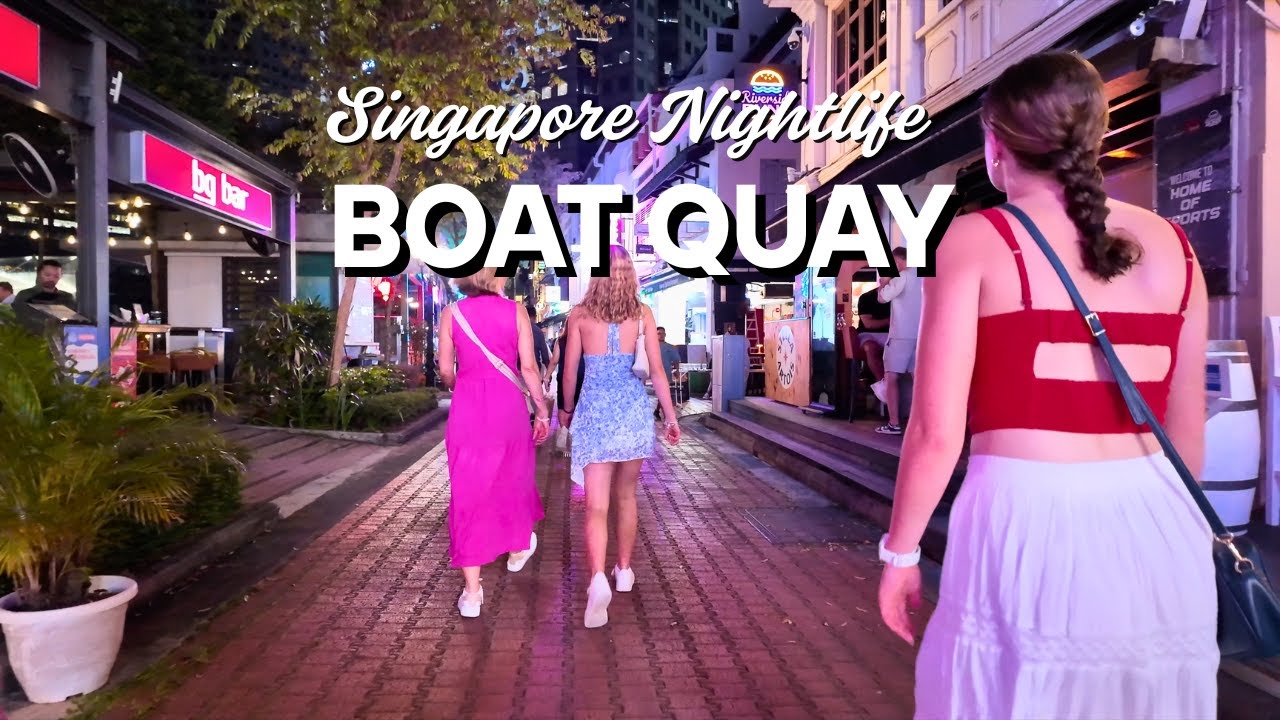 Singapore Nightlife at Boat Quay Tour