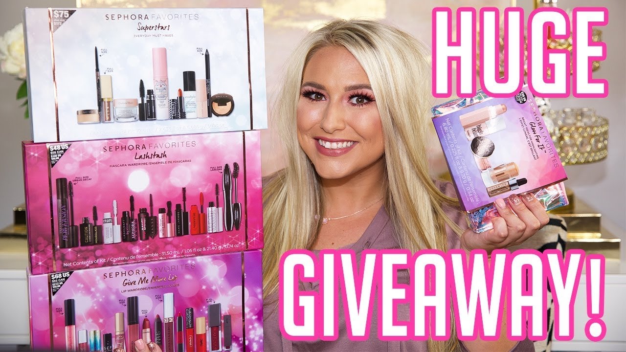 Huge Holiday Makeup Kits Haul & GIVEAWAY of ALL products!