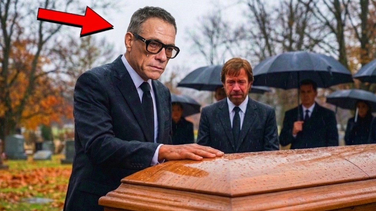 At Chuck Norris's funeral &mdash; What Van Damme did at the ceremony brought everyone to tears.