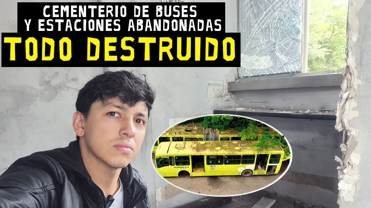 Así se encuentran las estaciones de METROLINEA un CEMENTERIO de BUSES y estaciones ABANDONADAS