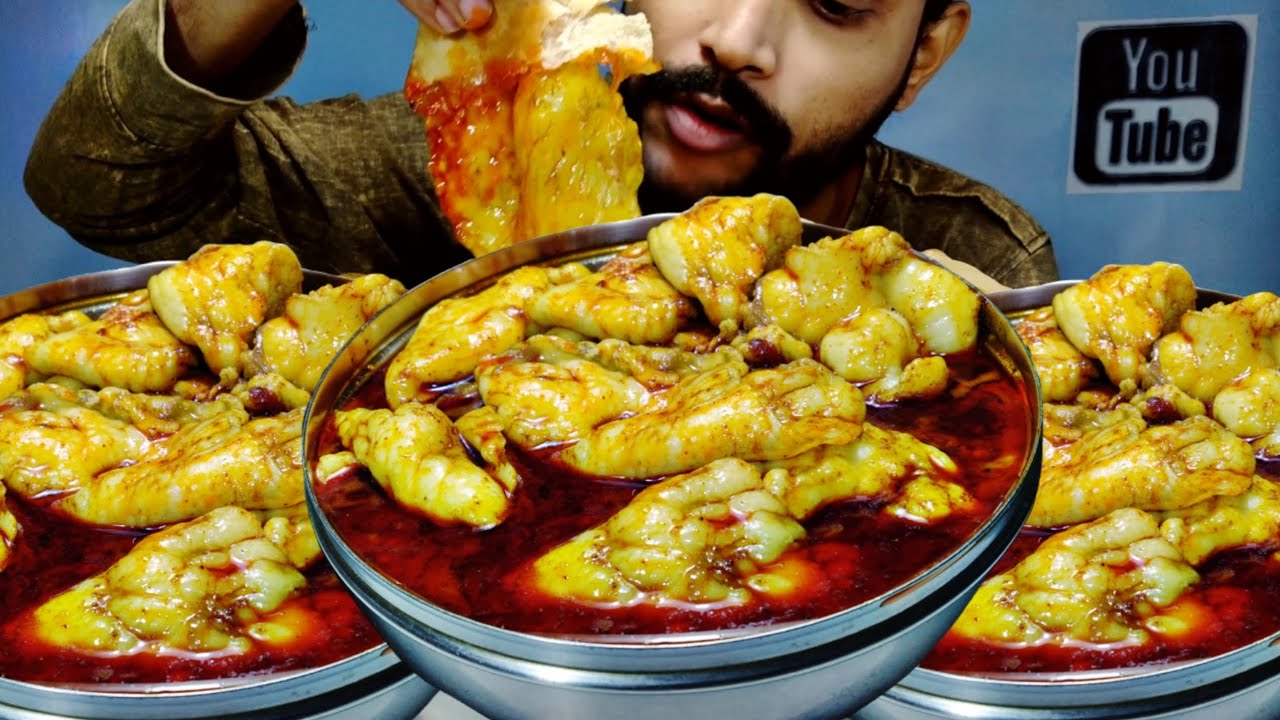 OMG 😳 Full Plate Full Mutton/Bakra ka Charbi/Fat Curry Puri Challenge | Eating Big Bites Foodie Food