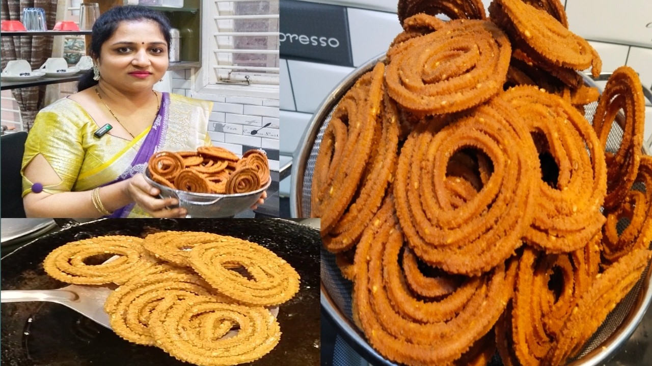 ಸಂಜೆ ಚಹಾ ಜೊತೆ ಕುರುಂ ಕುರುಂ ಚಕ್ಲಿ//Chakli Recipe in Kannada// ಅಕ್ಕಿ ಹಿಟ್ಟಿನ ದಿಡೀರ್ ಚಕ್ಕುಲಿ.#snacks