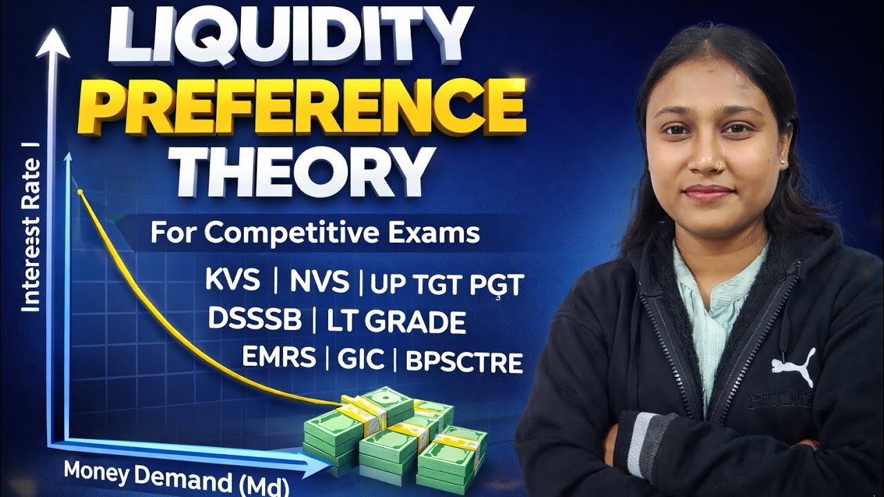 Liquidity Preference Theory||Macro Economics series(Class-28)|KVS NVS|UP TGT PGT|DSSSB|LT GRADE|GIC|