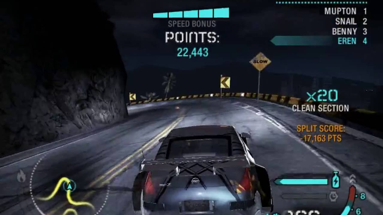 Canyon Drift with Nissan 350z from Tokyo Drift  (Need for Speed : Carbon)
