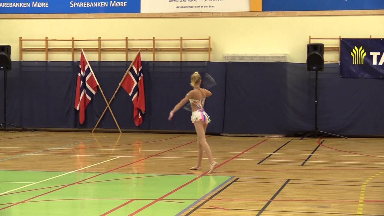 Margrete Bakke Kristensen Junior nasjonal Fana NM i sportsdrill 2016
