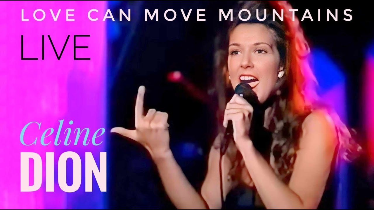 CELINE DION 🎤 Love Can Move Mountains 🎶 (Live on The Arsenio Hall Show) 1992