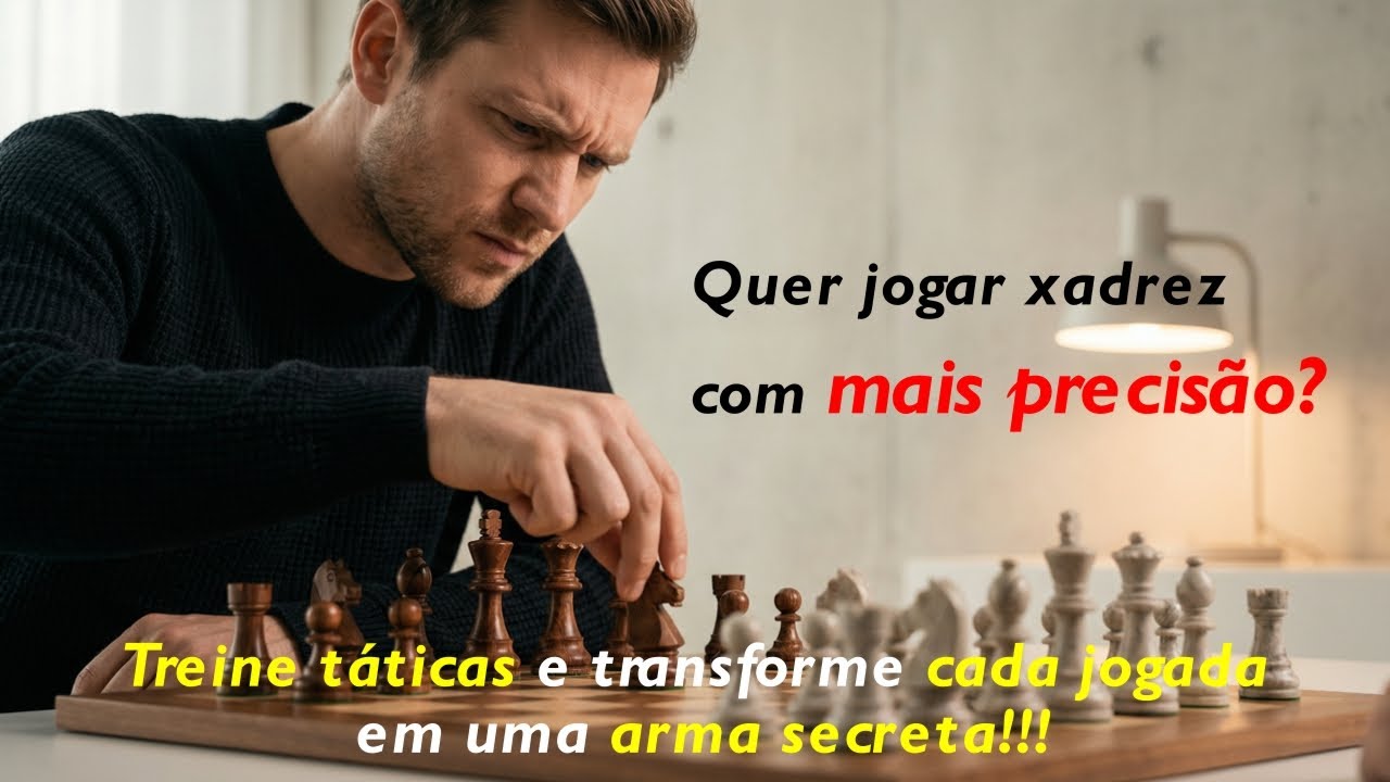 Treinando táticas: Como estudar tática no Xadrez