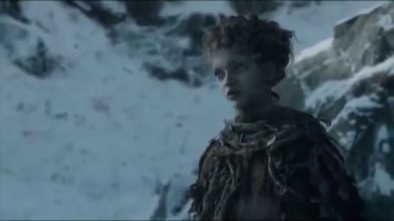Bran, Hodor, Meera and Jojen meet 