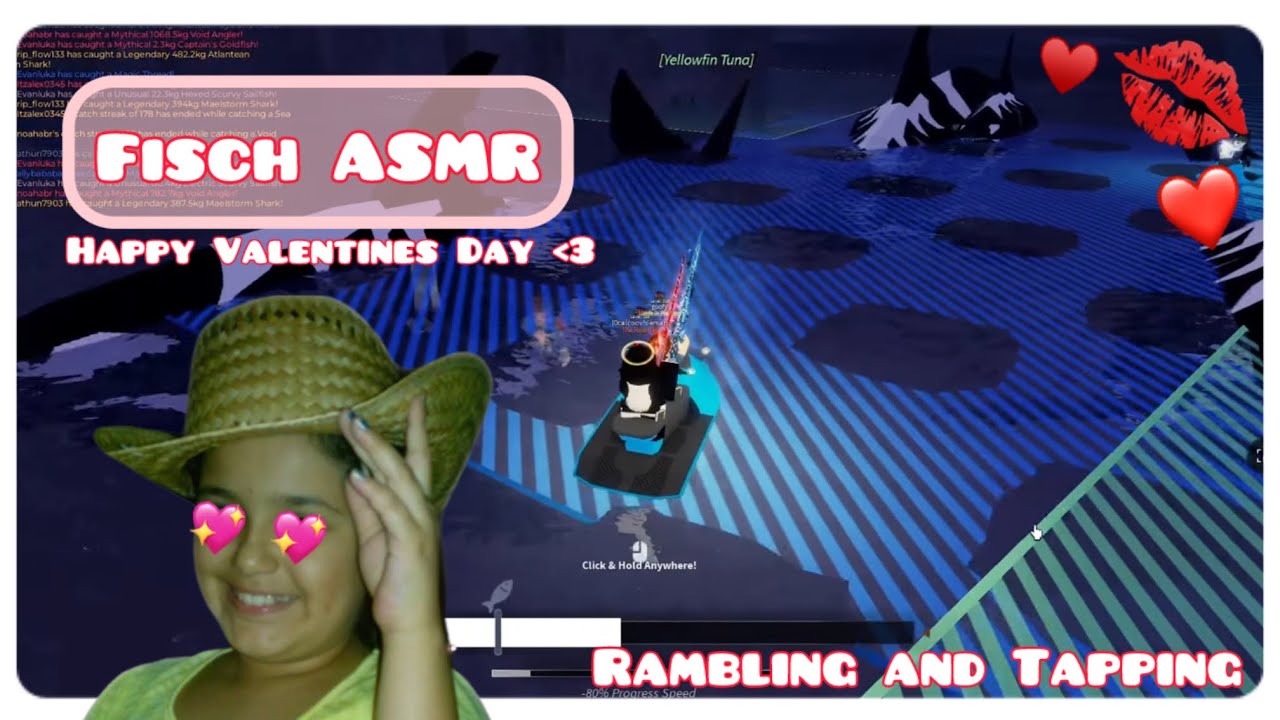 ROBLOX ASMR: Fisch Fishing  ! (Rambling, Tapping)🎣🐟🐟🐟