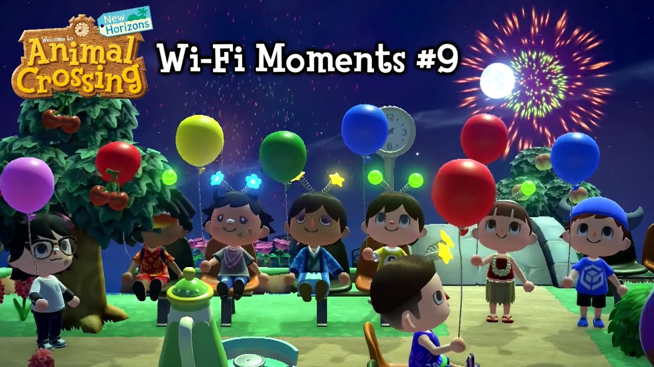 Wi-Fi Moments #9 (Fireworks Festival) / Animal Crossing: New Horizons