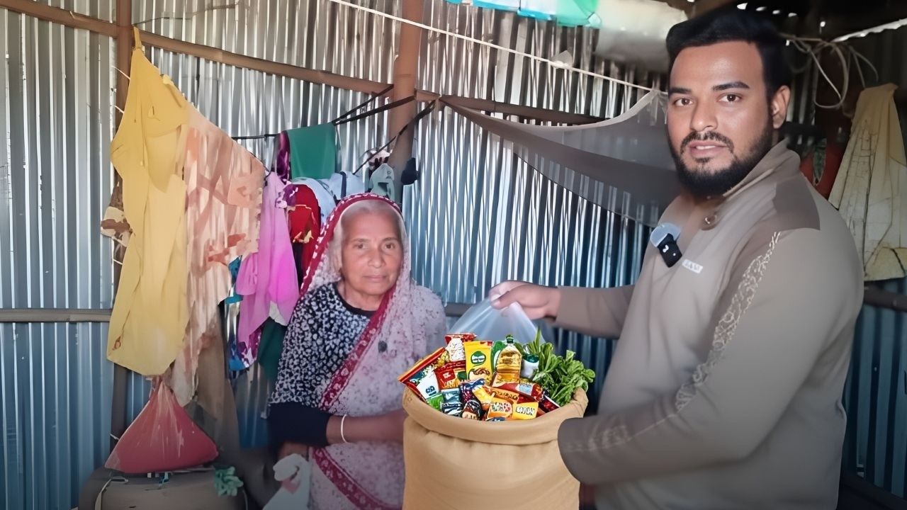 গতকাল কিছু খাইনি । চাল ডাল নাই