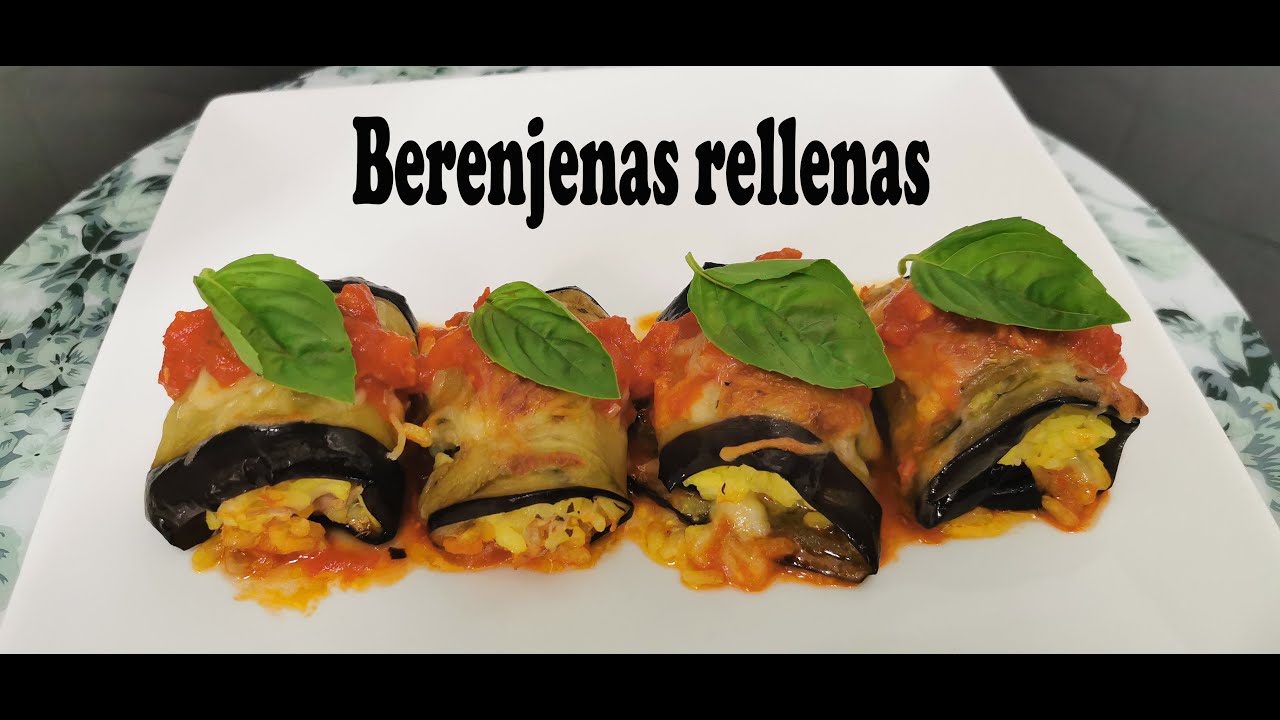 Berenjenas rellenas | Fácil, rápido y saludable.