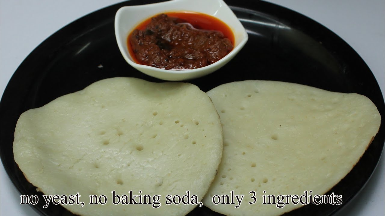 மூன்றே பொருளில் அருமையான காலை உணவு | Instant rava appam recipe | no eno, no yeast, no baking powder
