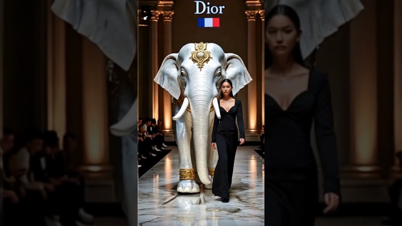 😱 Dior Brands 👑 Historic Luxury Walk on Stage ✨ Epic Moment #cosmosneural #viralvideo #viralshort
