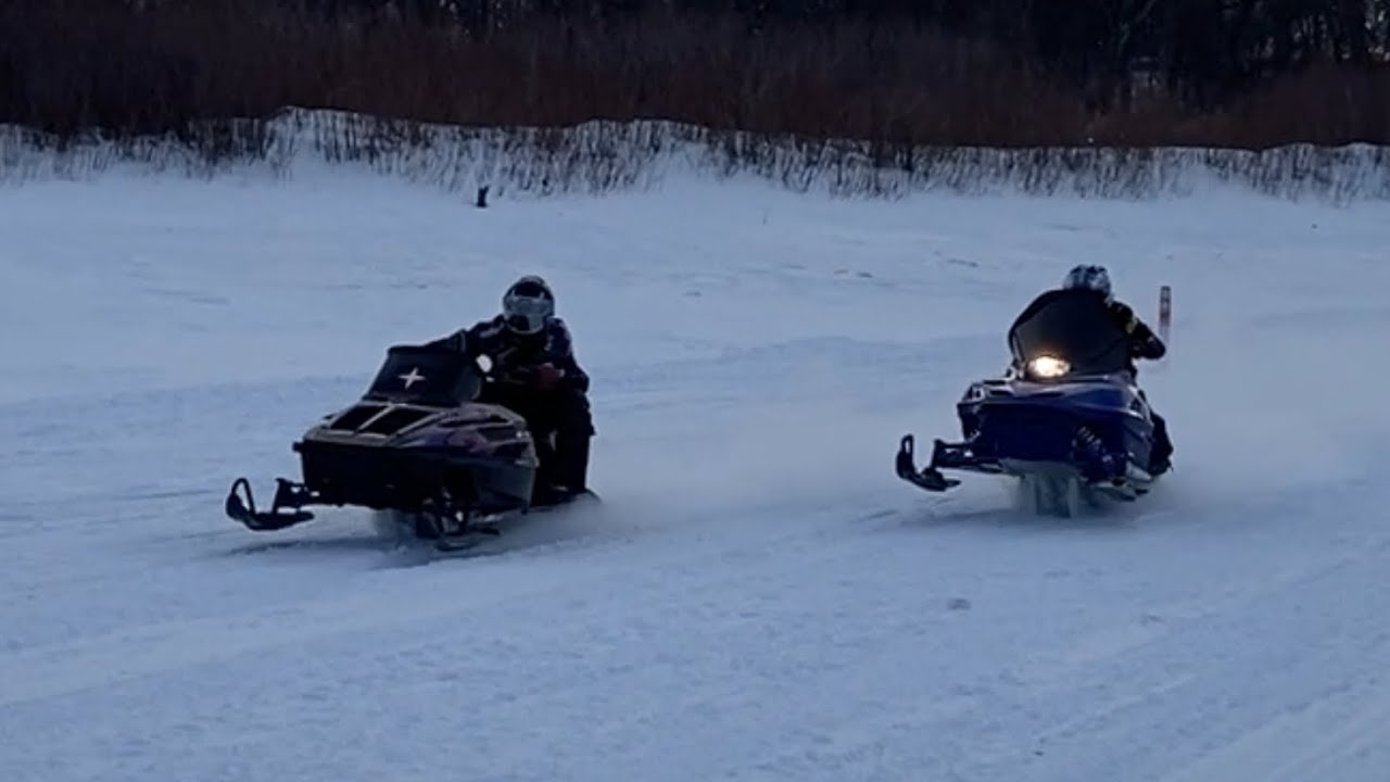 Битва 700 Yamaha против 680 Polaris с одним выхлопом и тремя двигателями!!!