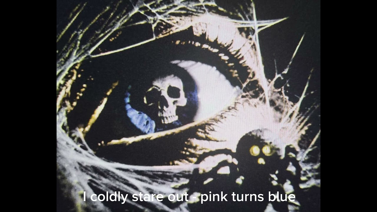 I coldly stare out//pink turns blue//sped up