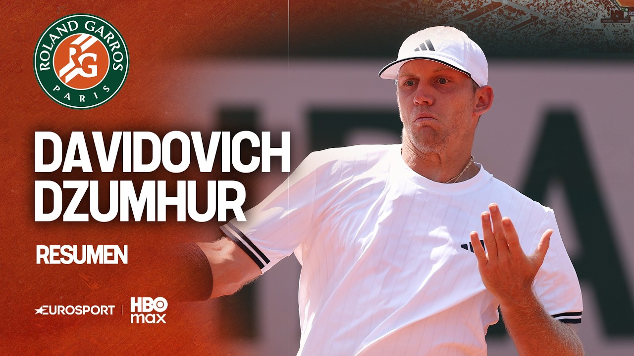 Alejandro Davidovich vs Damir Dzumhur | HIGHLIGHTS Y RESUMEN | Roland-Garros 2026 | Primera ronda
