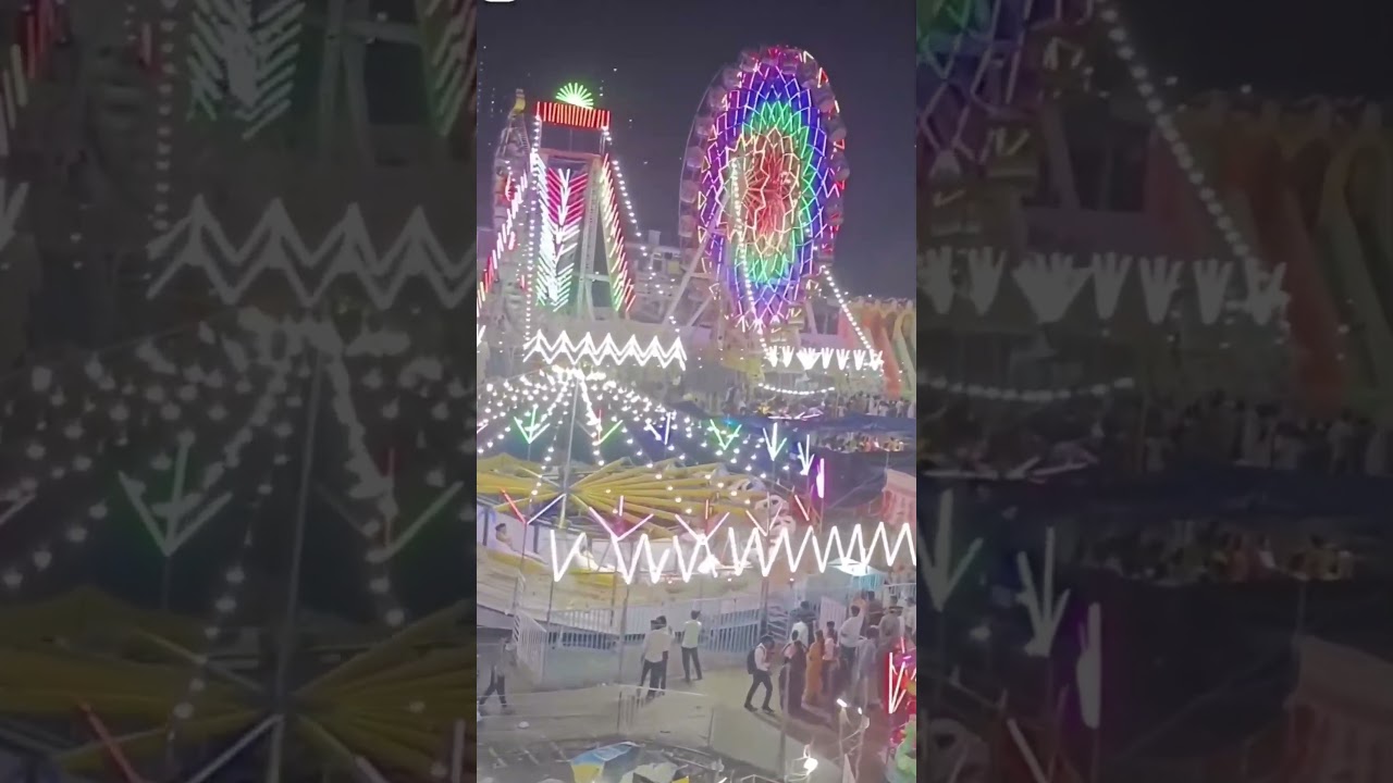 Navratri Mela || Durga Puja Mela ka jhula #shorts #delhimela2023