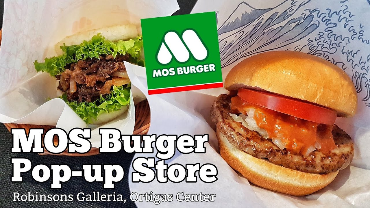 MOS Burger Pop-up Store in Manila