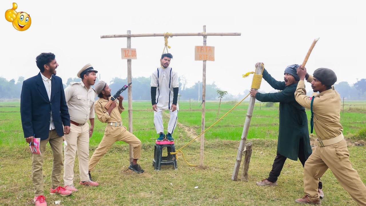 Dangours Kaidi v/s Police || New Special Funny Comedy Video😎😂 || Arvind Funny 0.2