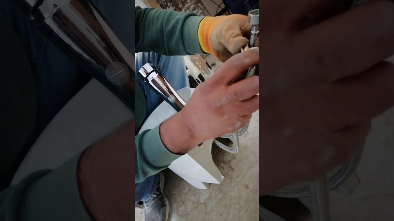 كيف ربط خلاط والمغسله  حيدر للتأسيسات الصحيه  للاستفسار  ٠٧٨٠٣٠٨٠٨٨٣  ٠٧٧٢٣٩٠٧٠٣٧