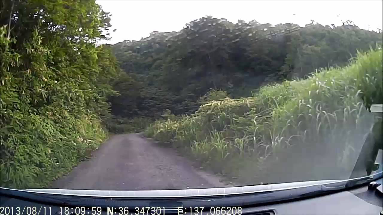 国道471号・国道472号（酷道）　重複区間　楢峠　2013年夏 岐阜県→富山県