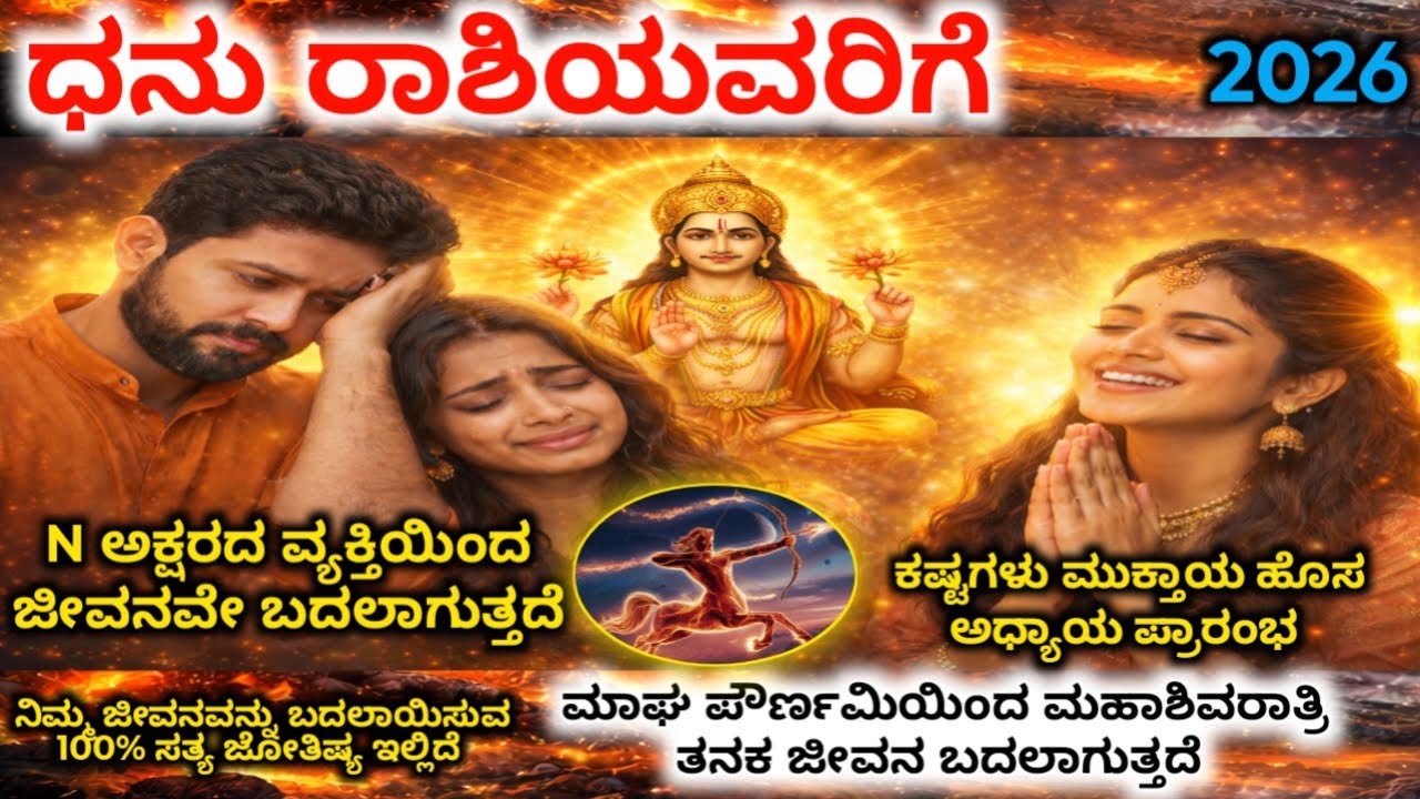 ಧನು ರಾಶಿ :  ಫೆಬ್ರವರಿ 4–7 ಈ 4 ದಿನಗಳು ನಿಮ್ಮ ಜೀವನ ತಿರುವು| ತಪ್ಪು ಮಾಡಿದ್ರೆ ನಷ್ಟ | ದೇವರ ಸೂಚನೆ |dhanu rashu