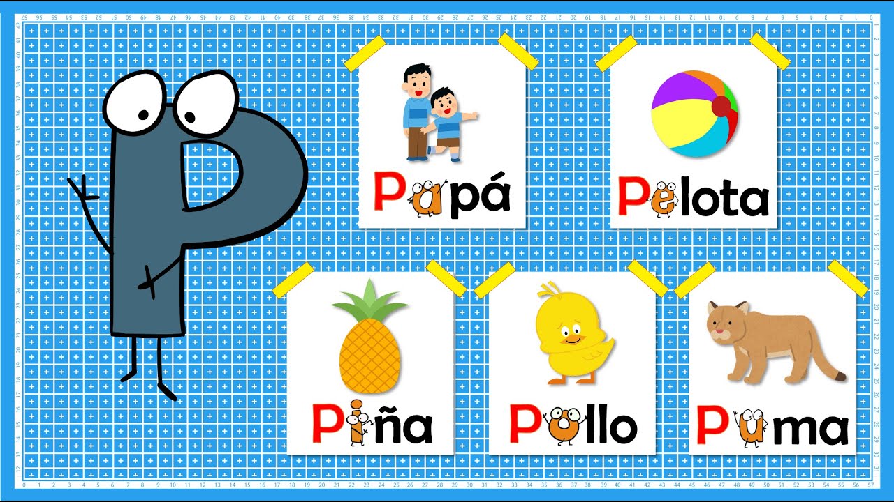 LETRA P FÁCIL 🌀 APRENDE A LEER RÁPIDO SÍLABAS Y PALABRAS CON P / VIDEOS EDUCATIVOS PARA NIÑOS.