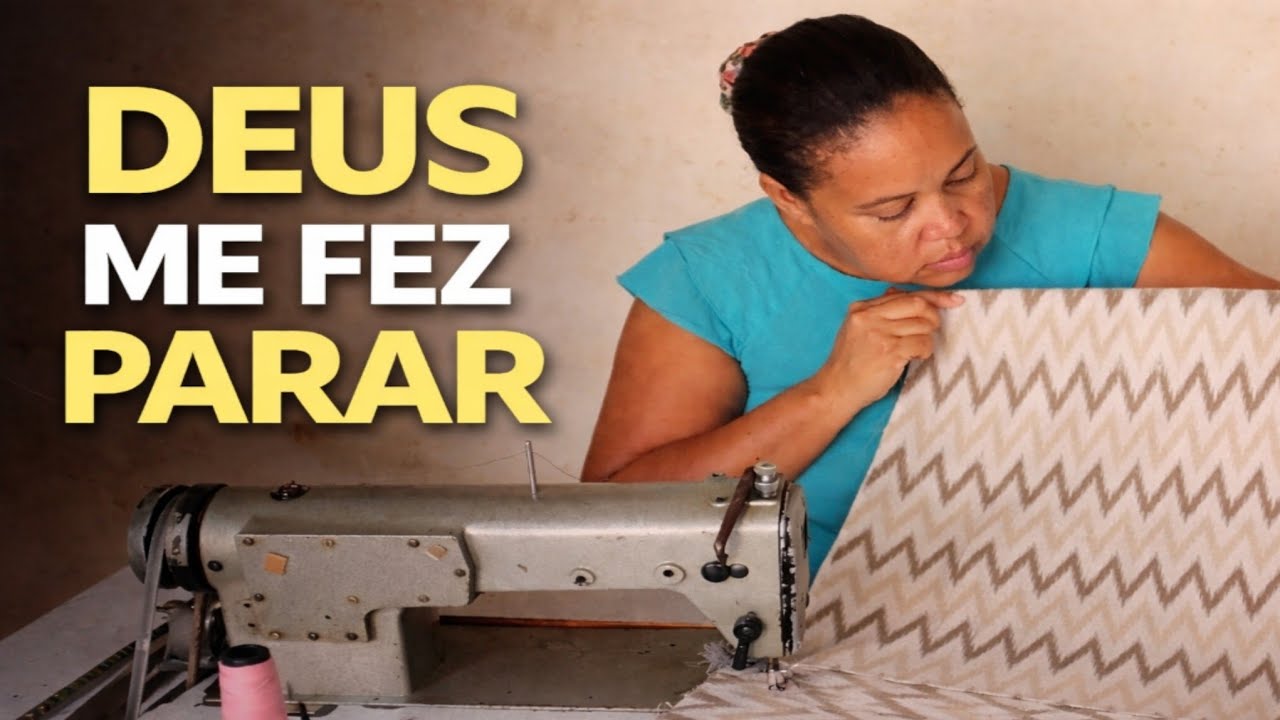 Deus precisou me parar...Só assim aprendi a viver mais devagar! Costurando com propósito 🙌