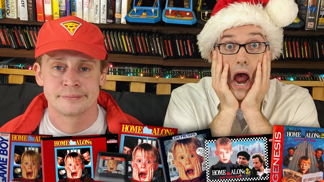 Home Alone Games with Macaulay Culkin - Angry Video Game Nerd (AVGN)