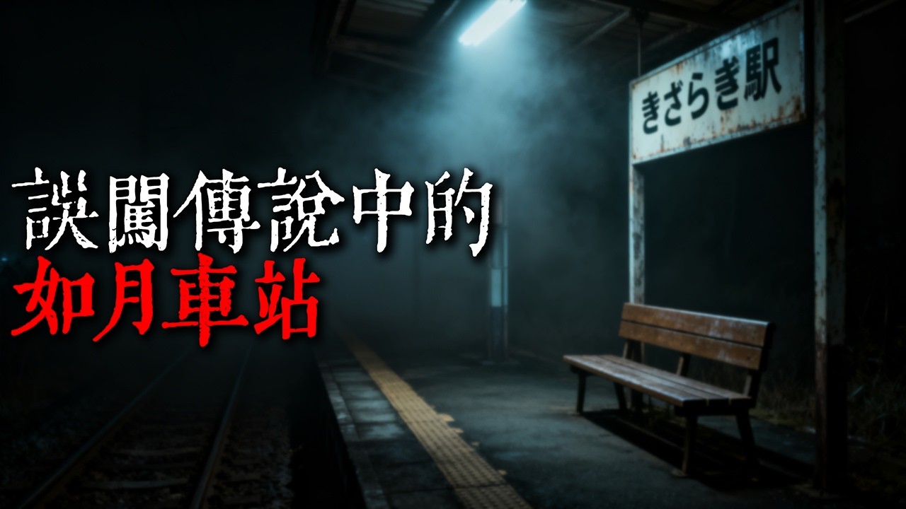 她意外搭上末班車之後的列車，不想竟抵達了傳說中的「如月車站」｜日本怪談｜2channel｜奇々怪々｜睡前恐怖故事｜都市傳說｜今夜怪談