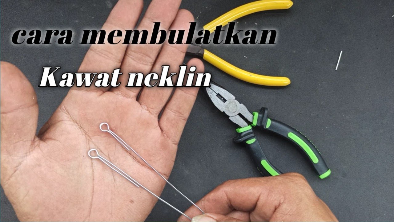 CARA MEMBUAT KAWAT NEKLIN TAMPAK BULAT, UNTUK LURE JUMP FROG, LURE CASTING