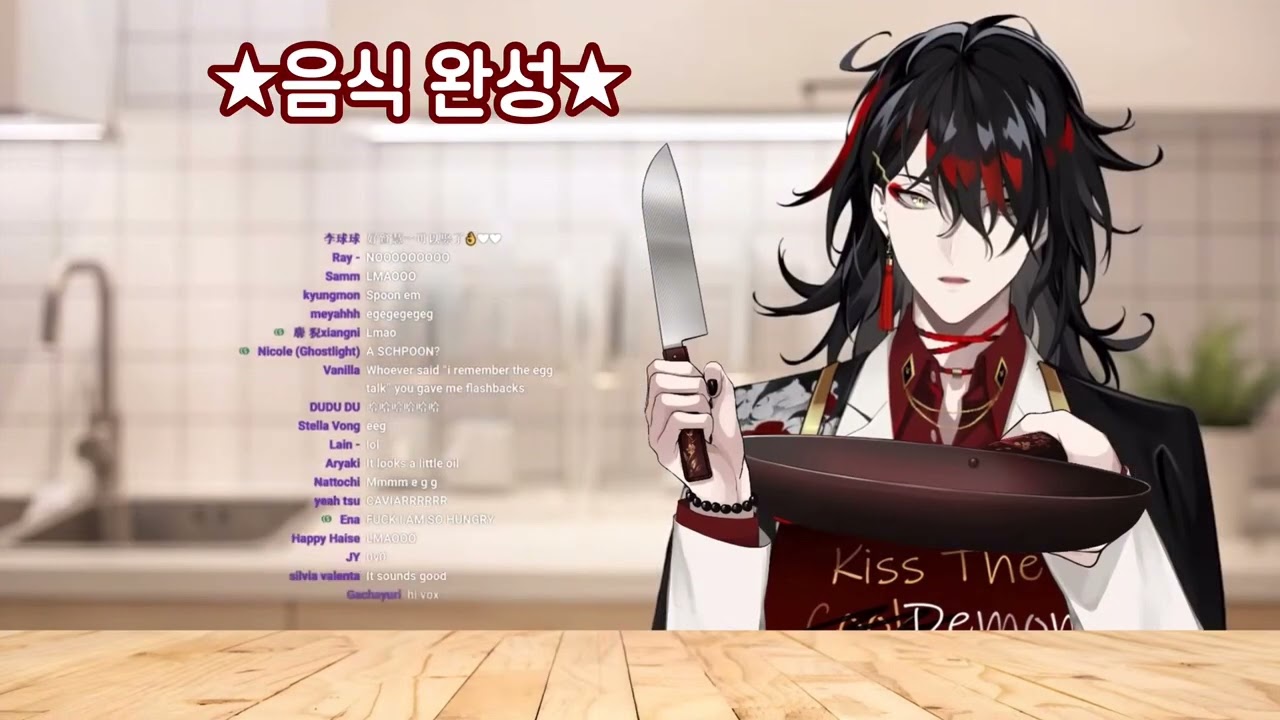 [복스 아쿠마] 500K 핸드캠 요리 방송