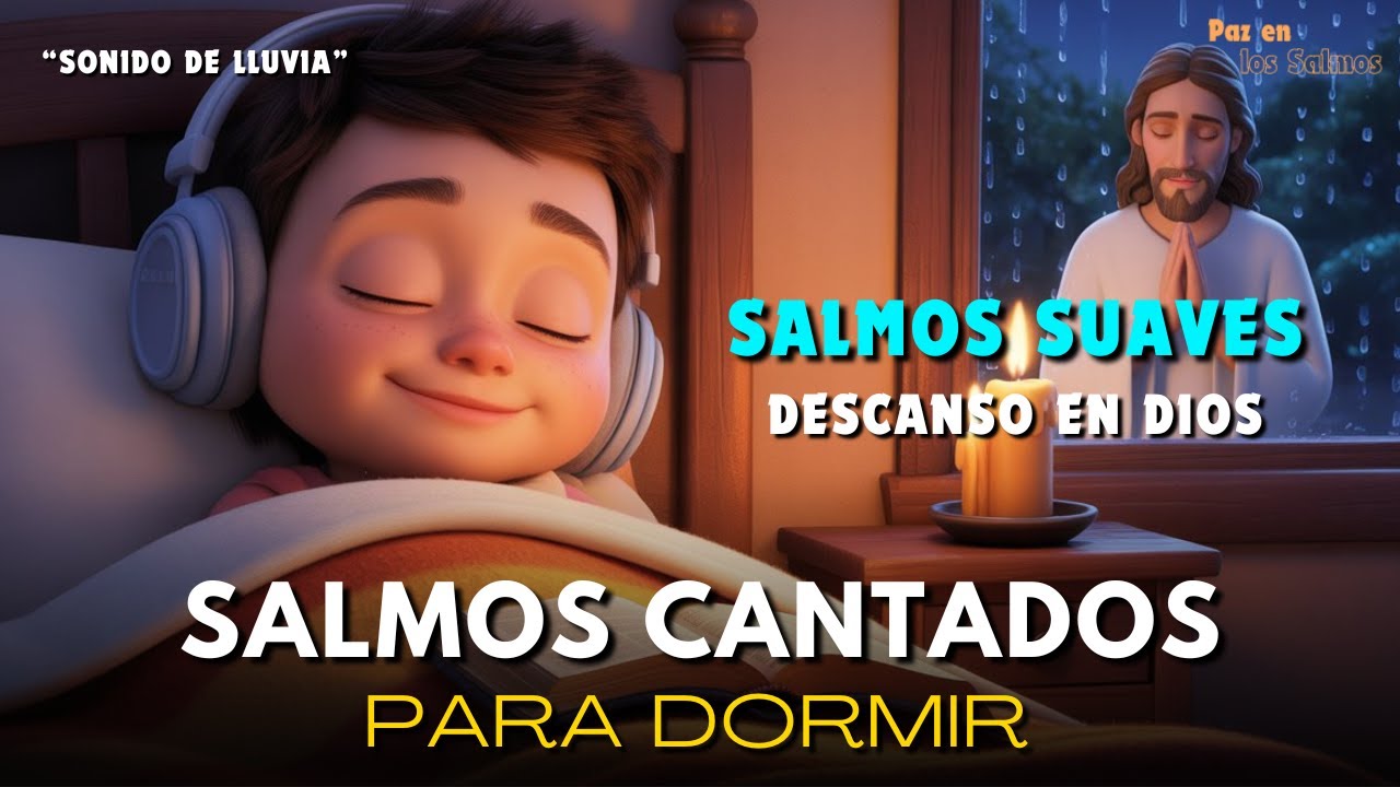 😴 Esta noche duermo en paz con Dios | Salmos Cantados para Dormir