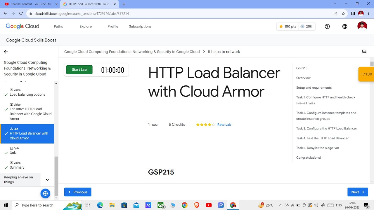 HTTP Load Balancer with Cloud Armor || Lab Solution || Step By Step Tutorial || GDSC 2023