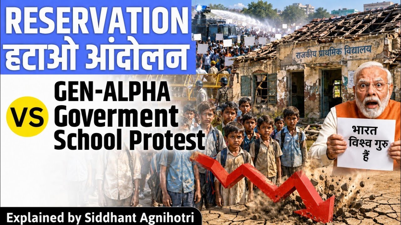 Reservation Hatao movement and School reform movement shakes the Nation